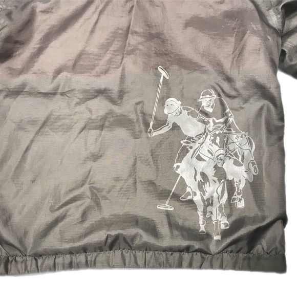 US Polo Assn Boys M/L 10-12 Reversible‎ Fleece Hooded Full Zip Jacket w/Pockets - Picture 7 of 11